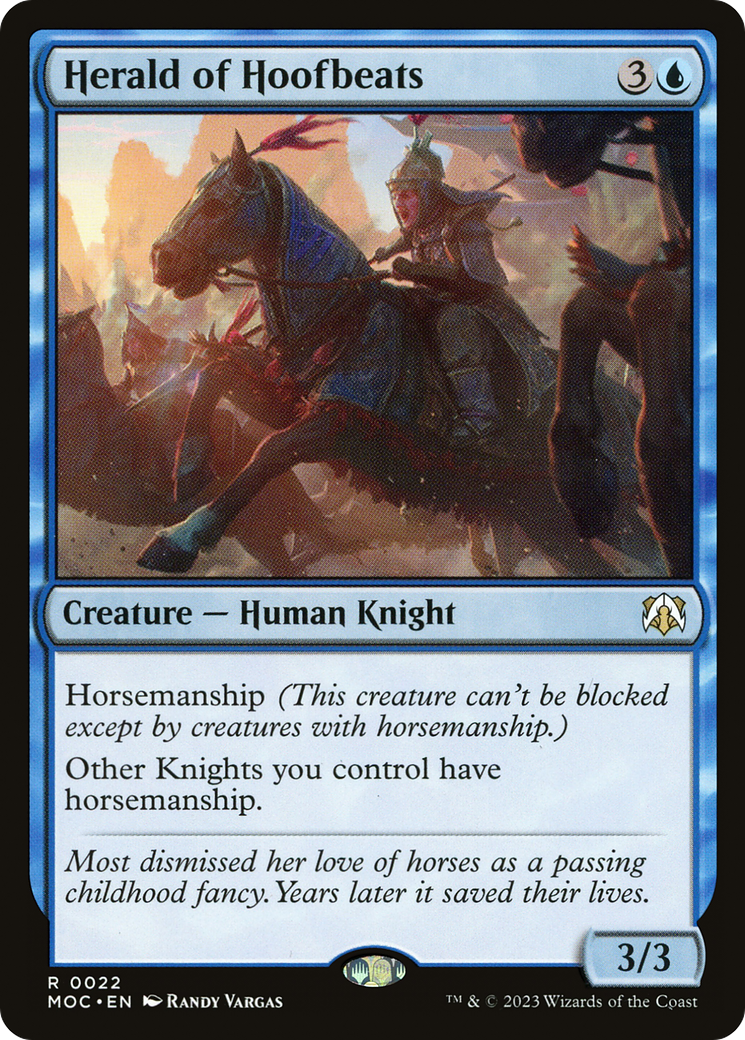 Herald of Hoofbeats [March of the Machine Commander] | Webway Games