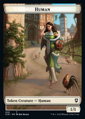 Spider // Human Double-Sided Token [Commander Legends: Battle for Baldur's Gate Tokens] | Webway Games