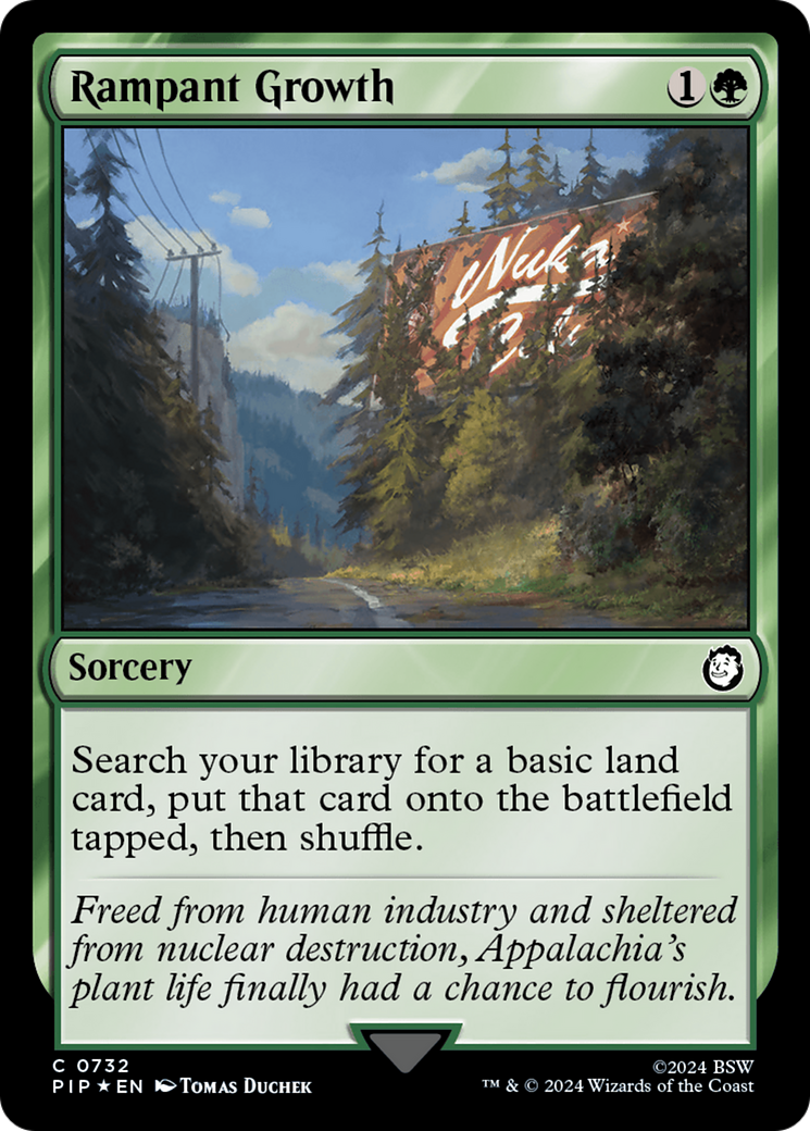Rampant Growth (Surge Foil) [Fallout] | Webway Games
