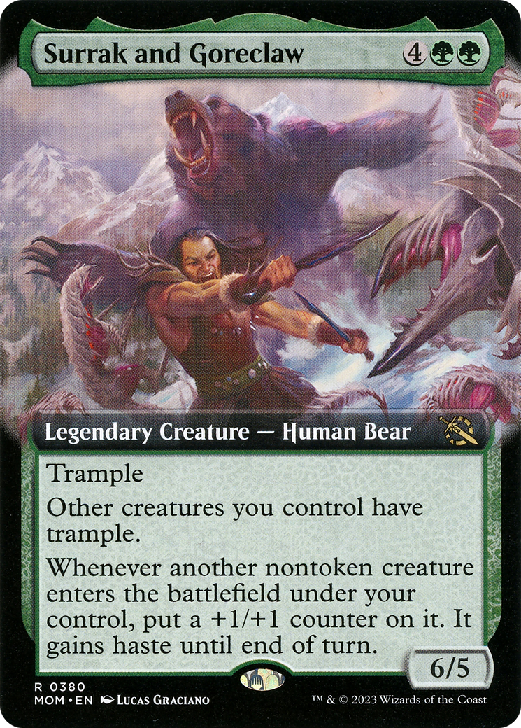 Surrak and Goreclaw (Extended Art) [March of the Machine] | Webway Games