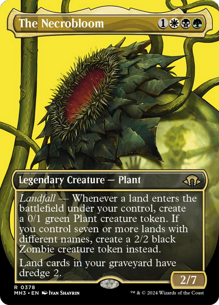 The Necrobloom (Borderless) [Modern Horizons 3] | Webway Games