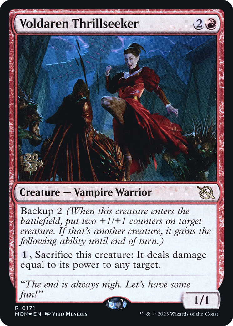 Voldaren Thrillseeker [March of the Machine Prerelease Promos] | Webway Games