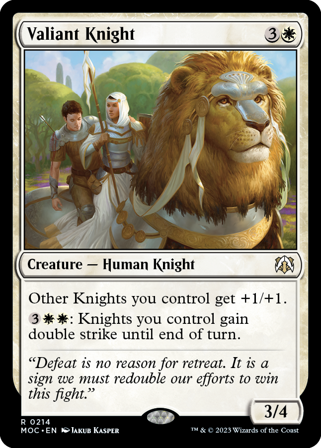 Valiant Knight [March of the Machine Commander] | Webway Games