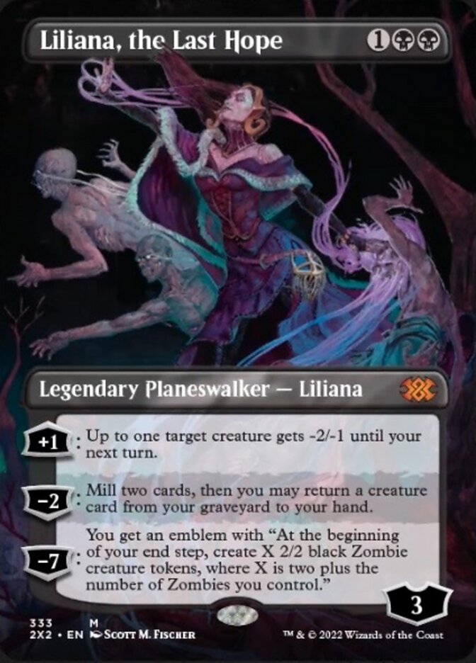 Liliana, the Last Hope (Borderless) [Double Masters 2022] | Webway Games