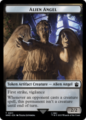 Alien Angel // Dalek Double-Sided Token [Doctor Who Tokens] | Webway Games