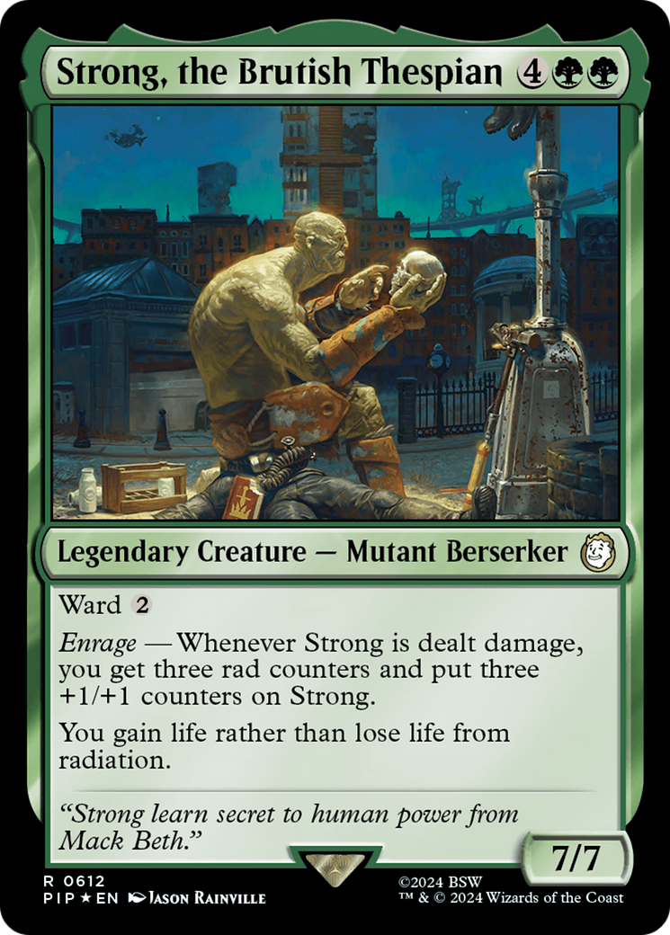 Strong, the Brutish Thespian (Surge Foil) [Fallout] | Webway Games