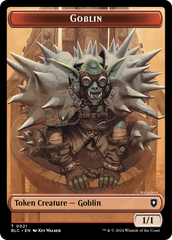 Illusion // Goblin Double-Sided Token [Bloomburrow Commander Tokens] | Webway Games