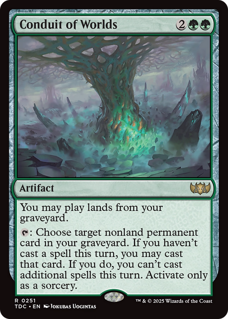 Conduit of Worlds [Tarkir: Dragonstorm Commander] | Webway Games