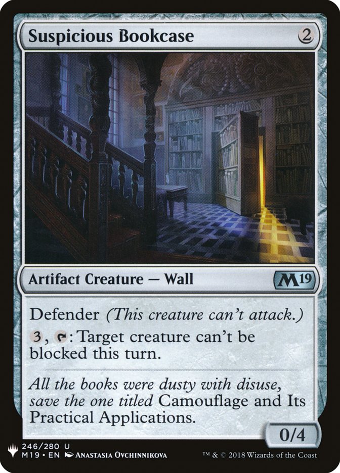 Suspicious Bookcase [Mystery Booster] | Webway Games