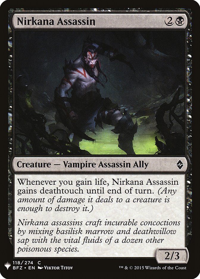 Nirkana Assassin [Mystery Booster] | Webway Games