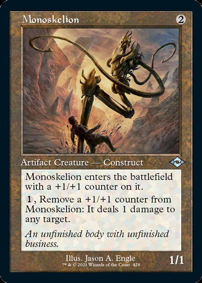 Monoskelion (Retro Foil Etched) [Modern Horizons 2] | Webway Games