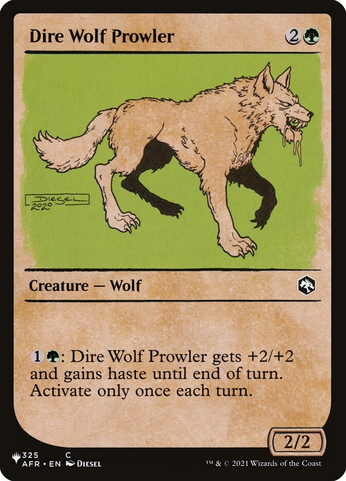 Dire Wolf Prowler (Showcase) [The List] | Webway Games