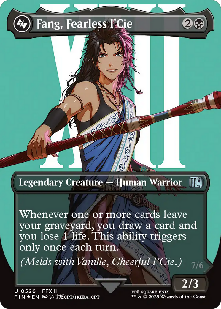 Fang, Fearless l'Cie (Borderless) (Surge Foil) [FINAL FANTASY] | Webway Games