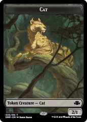 Goblin // Cat (003) Double-Sided Token [Dominaria Remastered Tokens] | Webway Games
