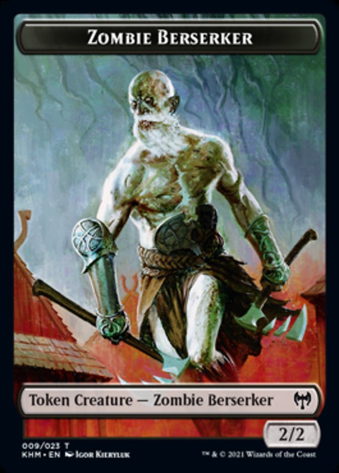 Zombie Berserker Token [Kaldheim Tokens] | Webway Games
