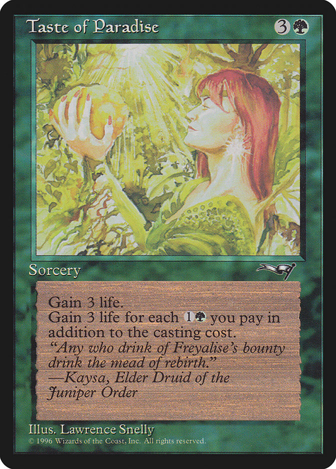 Taste of Paradise (Holding Fruit) [Alliances] | Webway Games