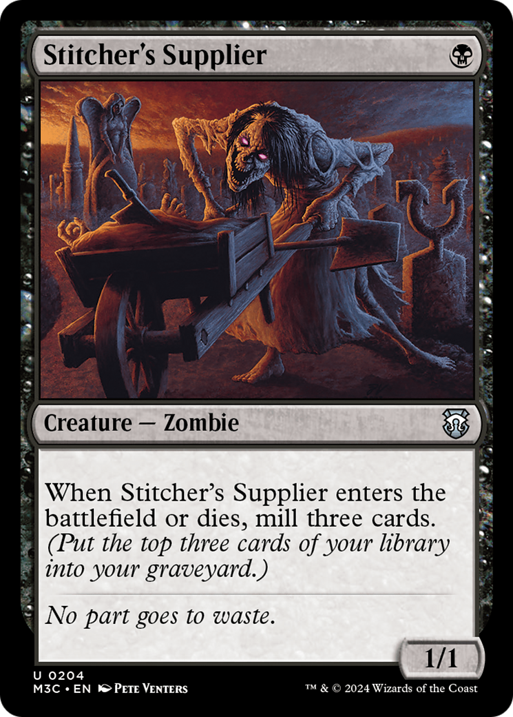 Stitcher's Supplier (Ripple Foil) [Modern Horizons 3 Commander] | Webway Games