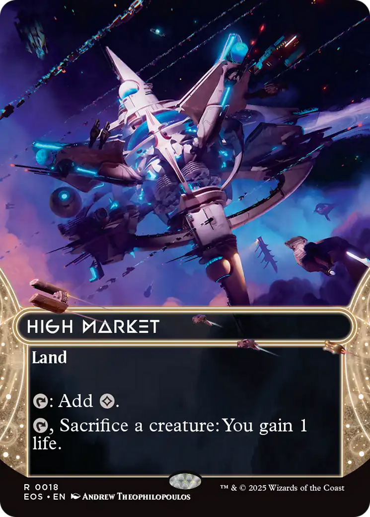 High Market (0018) (Borderless) [Edge of Eternities: Stellar Sights] | Webway Games