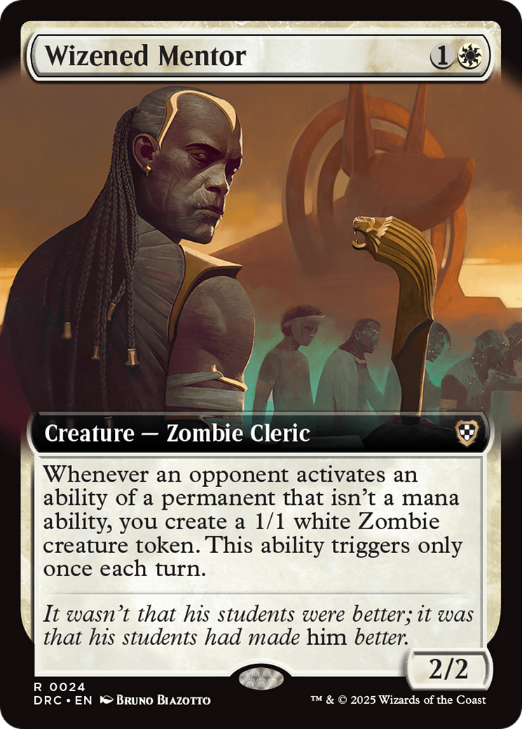 Wizened Mentor (Extended Art) [Aetherdrift Commander] | Webway Games