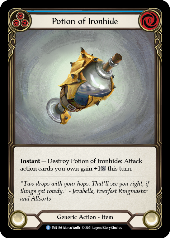 Potion of Ironhide [EVR186] (Everfest)  1st Edition Normal | Webway Games