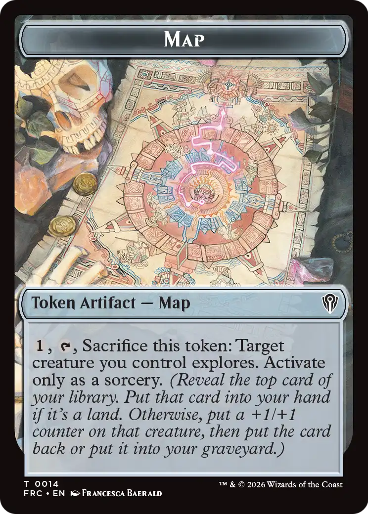 Gingerbrute // Map Double-Sided Token [Reality Fracture Commander Tokens] | Webway Games