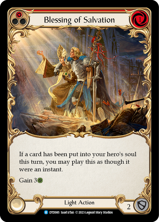 Blessing of Salvation (Red) [DTD085] (Dusk Till Dawn) | Webway Games