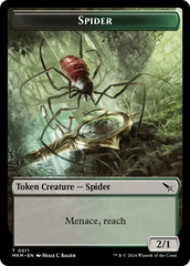 Detective // Spider Double-Sided Token [Murders at Karlov Manor Tokens] | Webway Games
