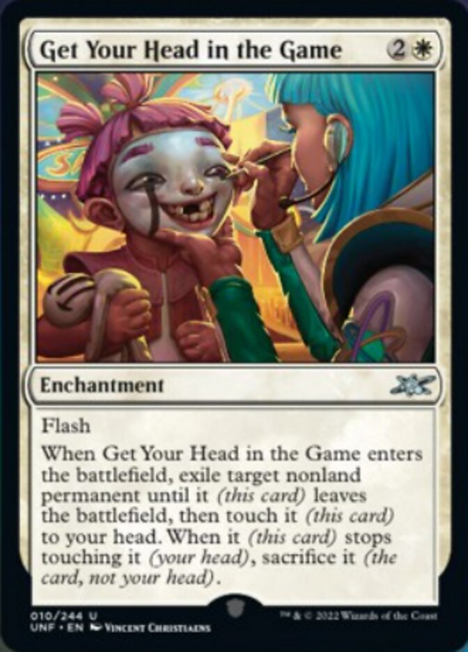 Get Your Head in the Game [Unfinity] | Webway Games