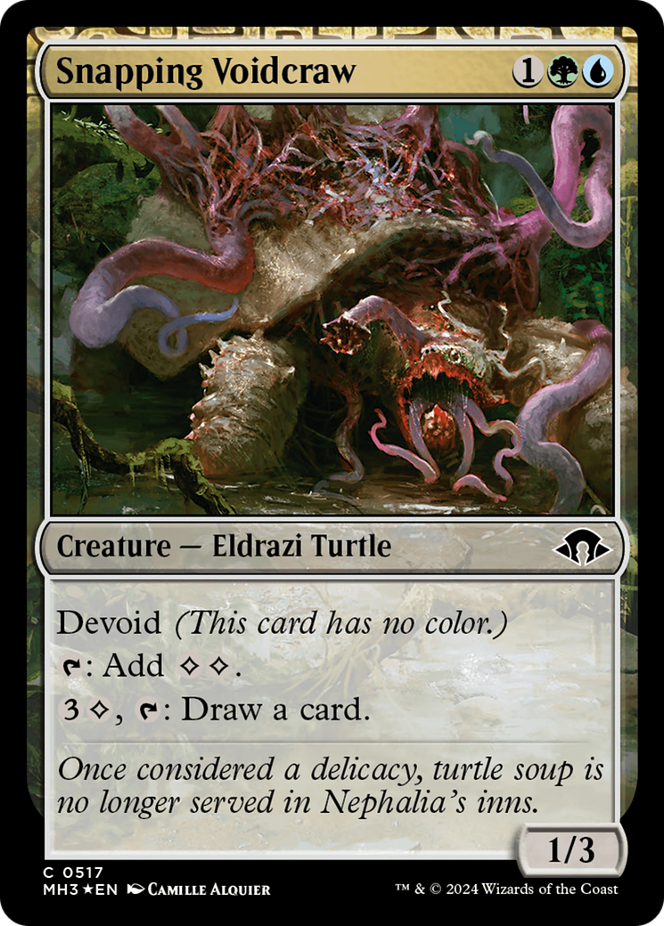 Snapping Voidcraw (Ripple Foil) [Modern Horizons 3] | Webway Games