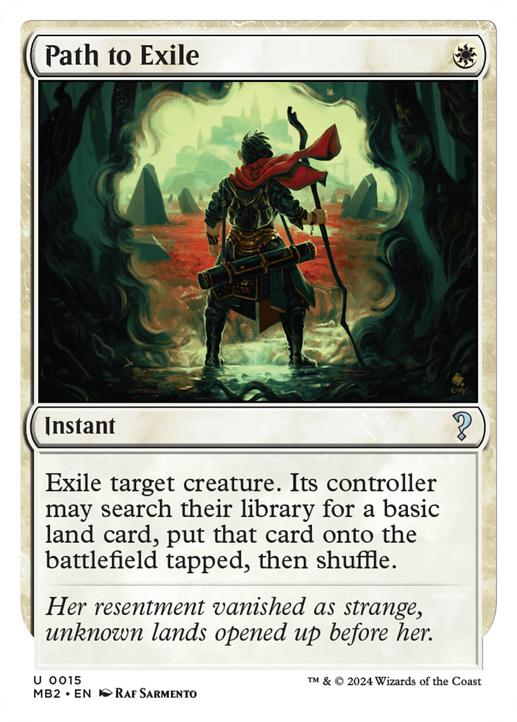 Path to Exile (White Border) [Mystery Booster 2] | Webway Games