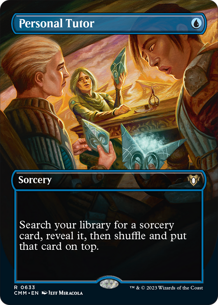 Personal Tutor (Borderless) [Commander Masters] | Webway Games