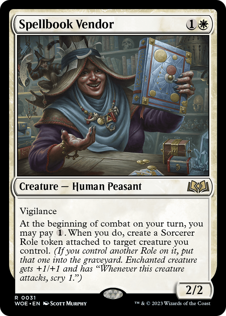 Spellbook Vendor [Wilds of Eldraine] | Webway Games
