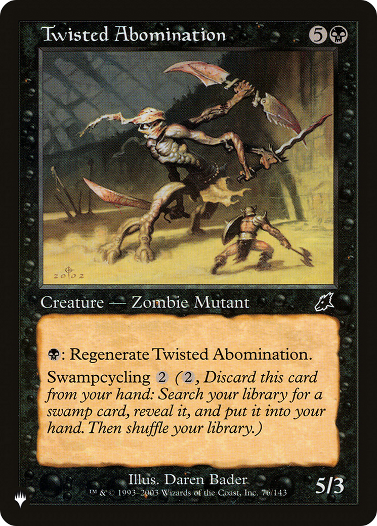 Twisted Abomination [The List] | Webway Games