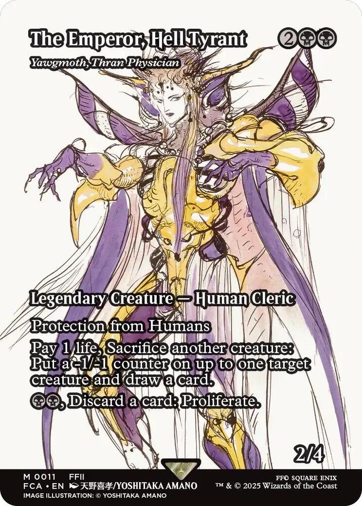 The Emperor, Hell Tyrant - Yawgmoth, Thran Physician (Showcase) [FINAL FANTASY : Through the Ages] | Webway Games