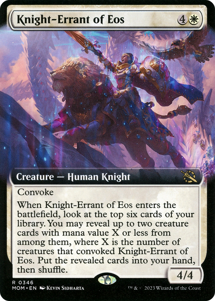 Knight-Errant of Eos (Extended Art) [March of the Machine] | Webway Games