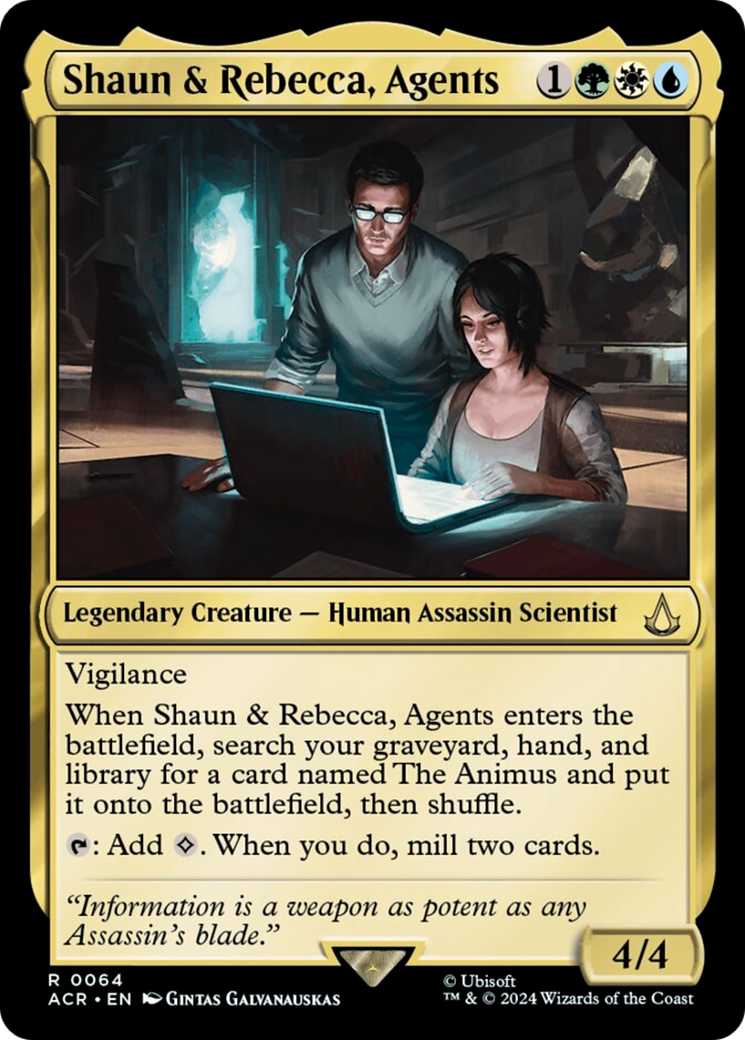 Shaun & Rebecca, Agents [Assassin's Creed] | Webway Games
