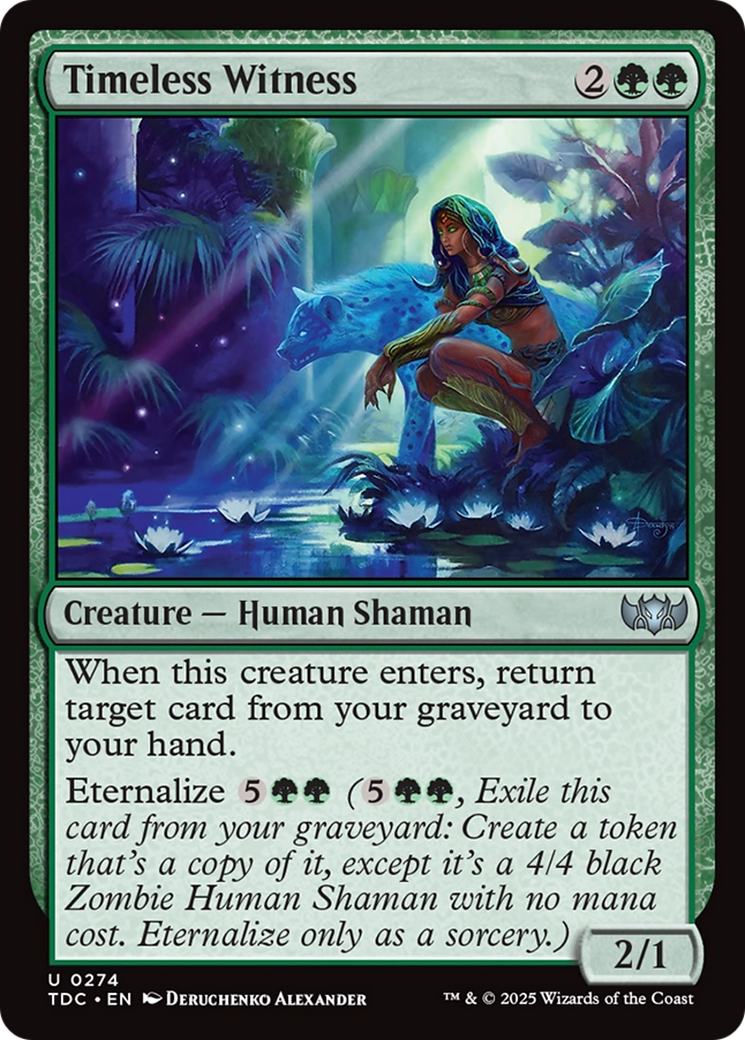 Timeless Witness [Tarkir: Dragonstorm Commander] | Webway Games