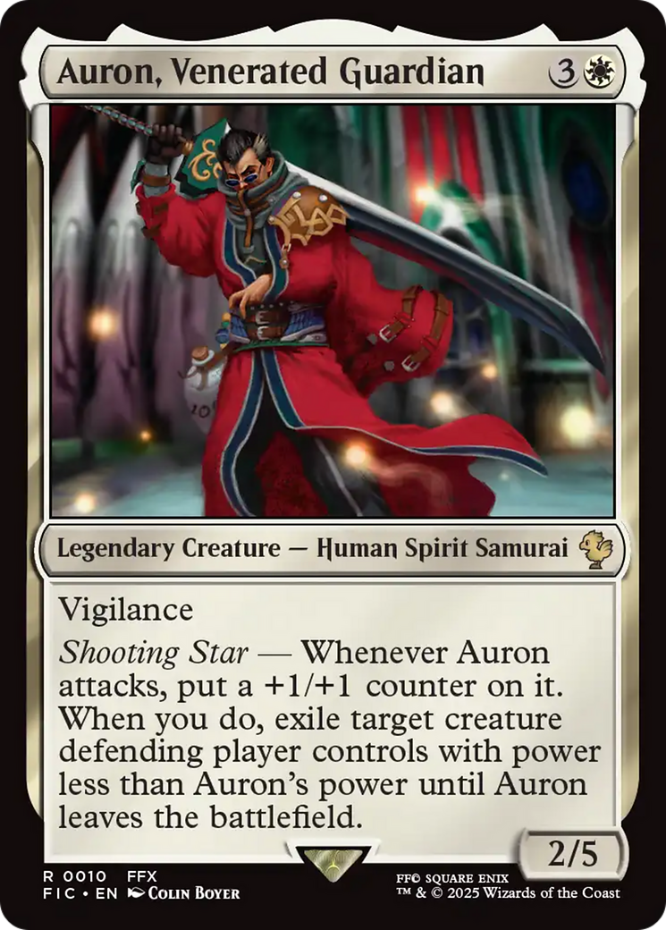 Auron, Venerated Guardian [FINAL FANTASY Commander] | Webway Games