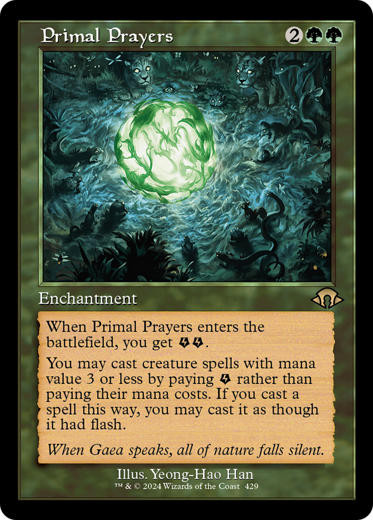 Primal Prayers (Retro) [Modern Horizons 3] | Webway Games