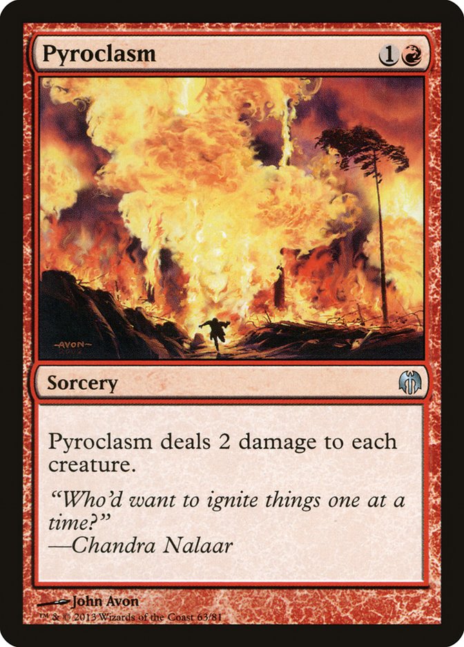 Pyroclasm [Duel Decks: Heroes vs. Monsters] | Webway Games