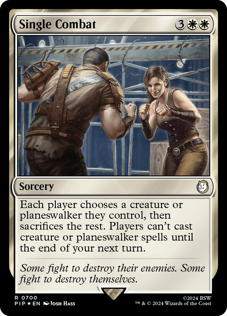 Single Combat (Surge Foil) [Fallout] | Webway Games