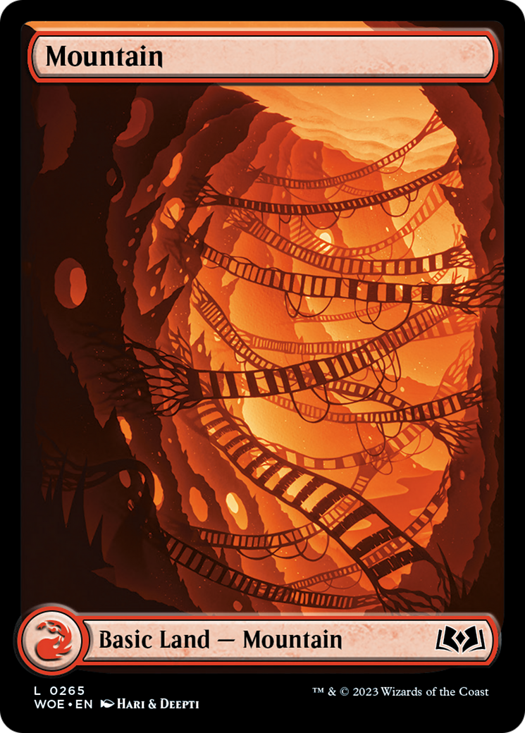 Mountain (265) (Full-Art) [Wilds of Eldraine] | Webway Games
