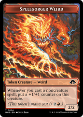 Spellgorger Weird // Energy Reserve Double-Sided Token [Modern Horizons 3 Tokens] | Webway Games