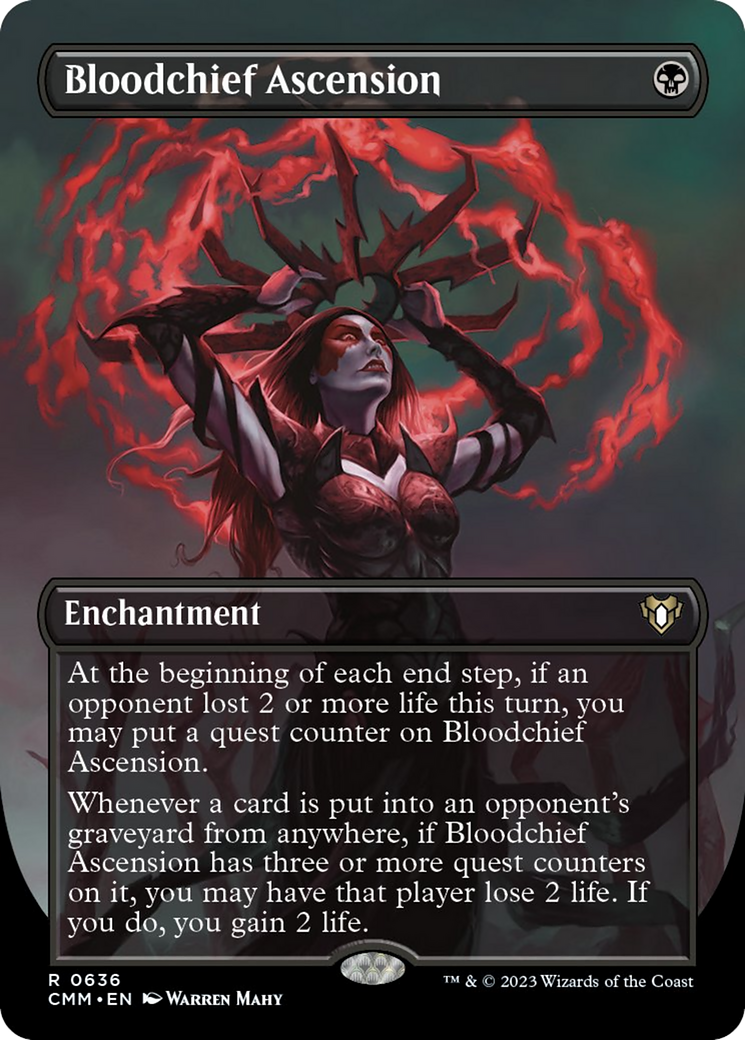 Bloodchief Ascension (Borderless Alternate Art) [Commander Masters] | Webway Games