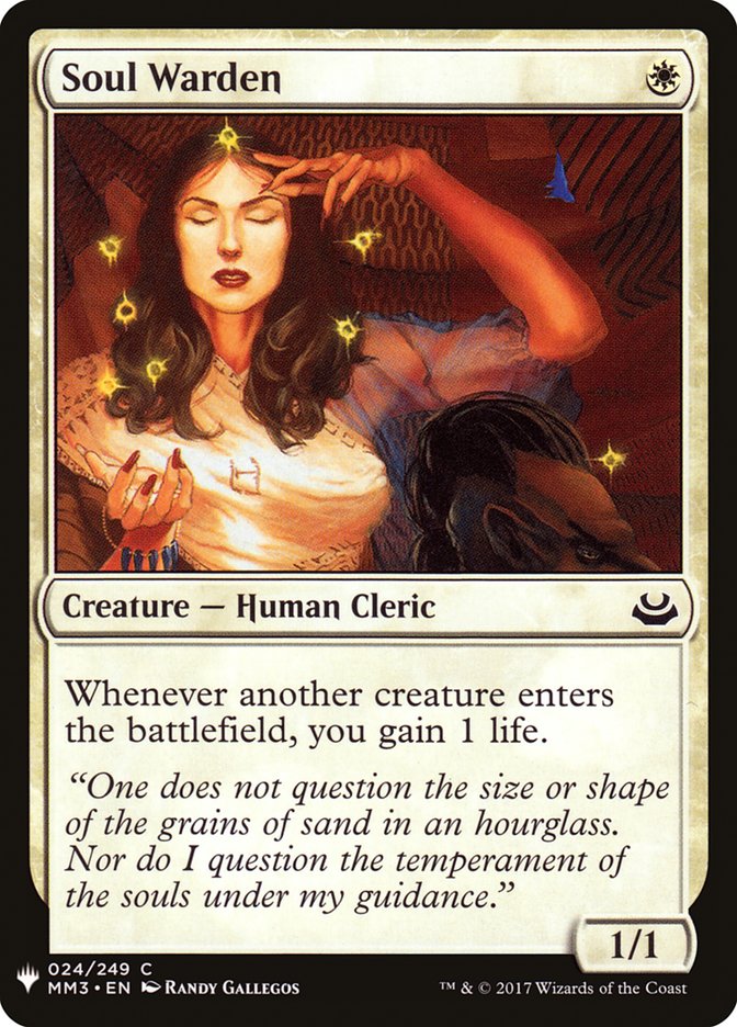 Soul Warden [Mystery Booster] | Webway Games