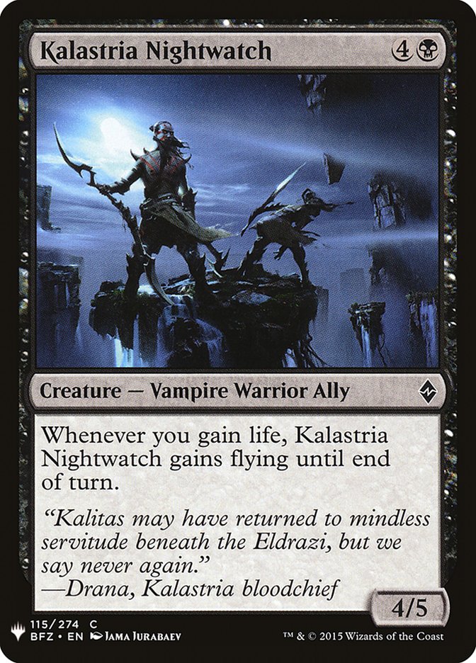 Kalastria Nightwatch [Mystery Booster] | Webway Games