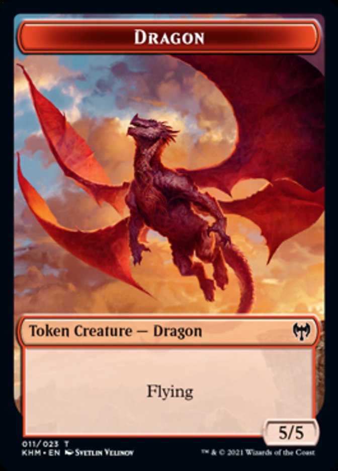 Dragon Token [Kaldheim Tokens] | Webway Games
