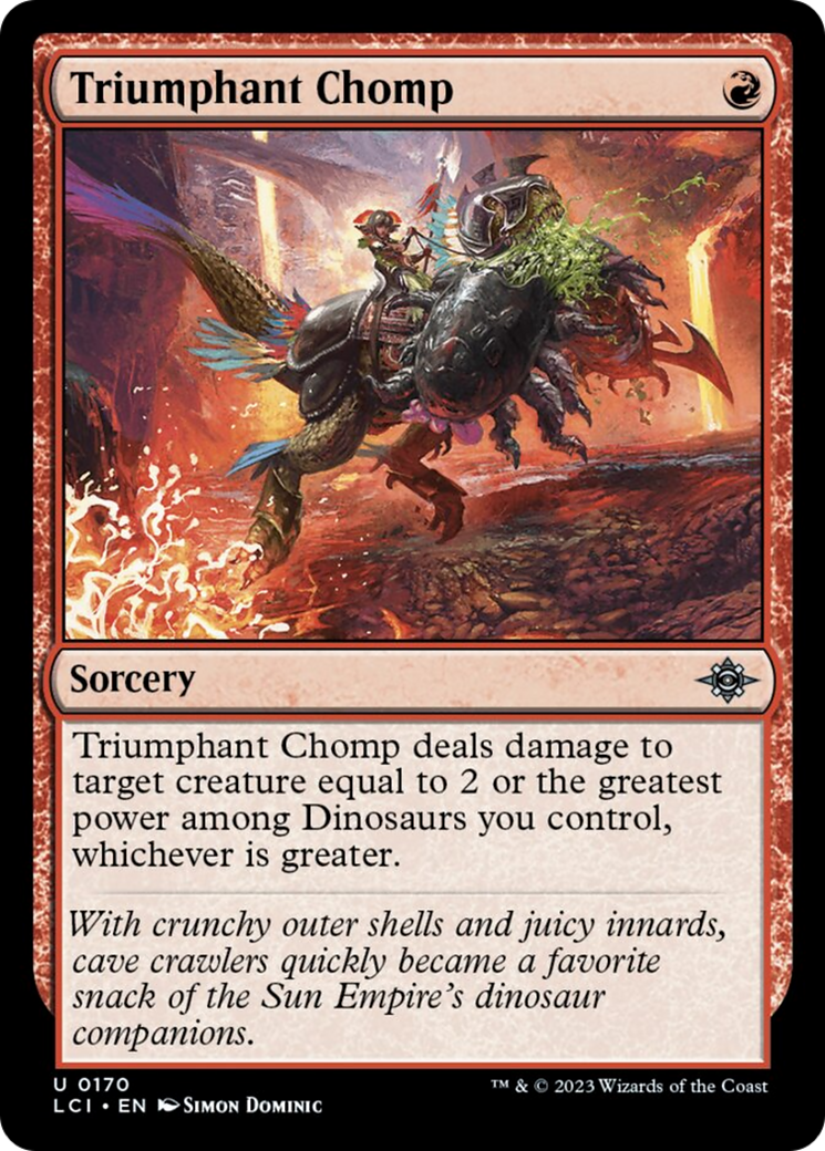 Triumphant Chomp [The Lost Caverns of Ixalan] | Webway Games