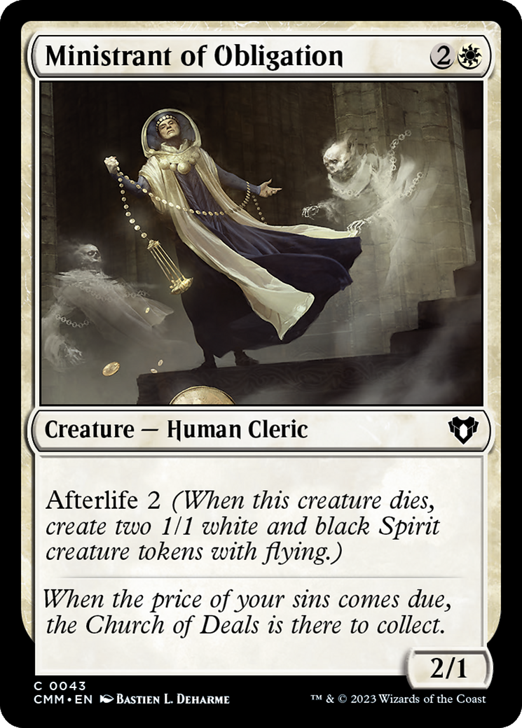 Ministrant of Obligation [Commander Masters] | Webway Games