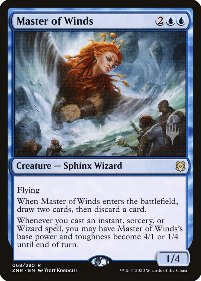 Master of Winds (Promo Pack) [Zendikar Rising Promos] | Webway Games
